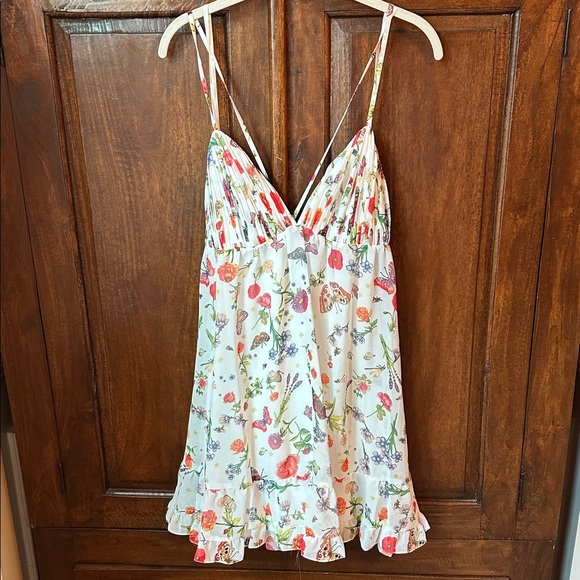 leena Mac Duggal Butterfly Floral dress - Picture 4 of 14